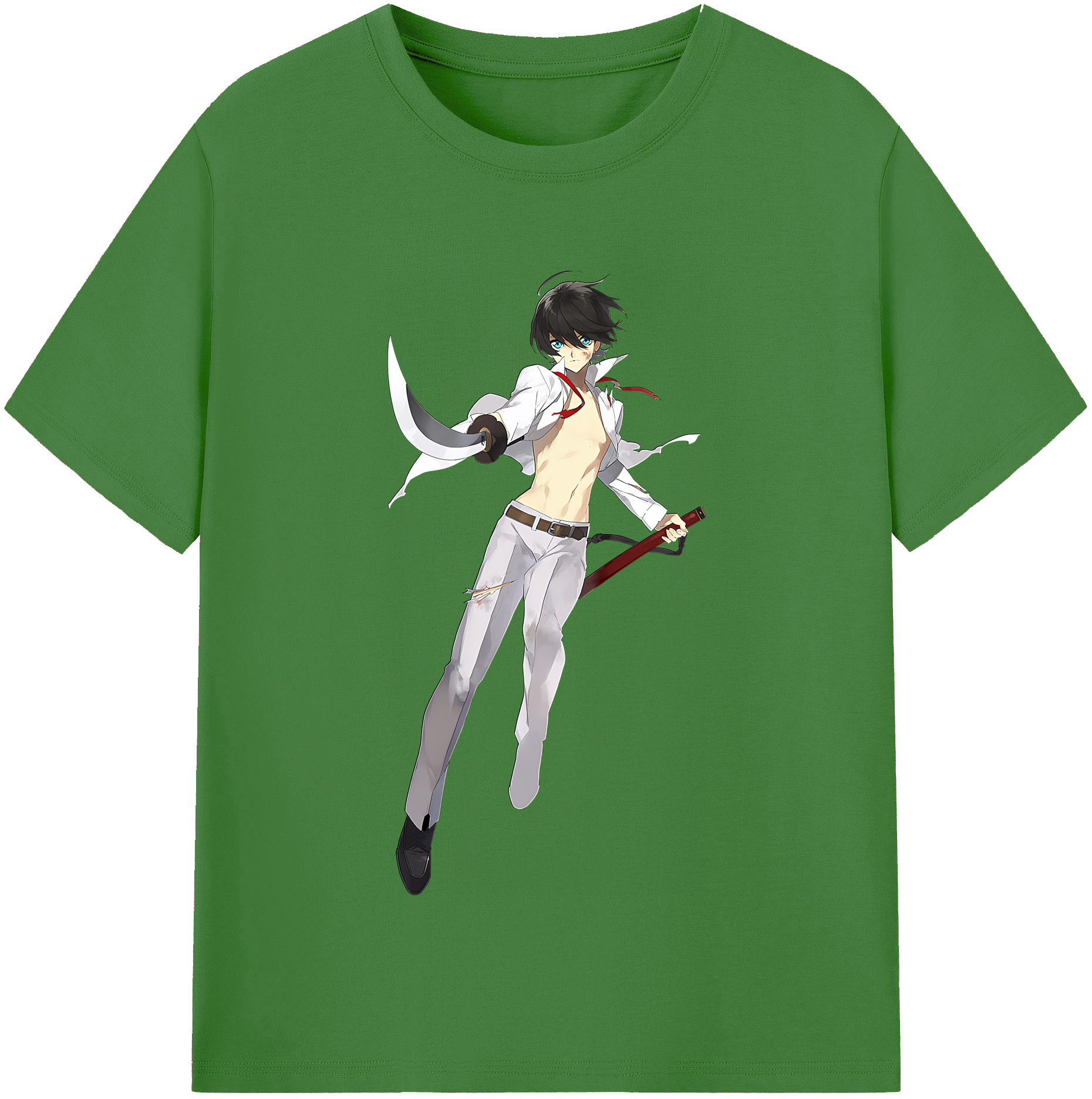 （画像用） 刀剣乱舞 Touken Ranbu レディースカジュアルプリントTシャツ（綿100％）